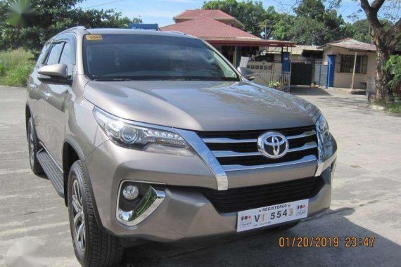 Toyota Fortuner v 2017 diesel matic FOR SALE