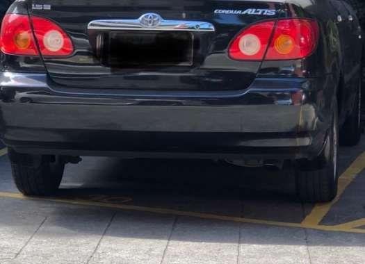 Black Toyota Corolla Altis 2002 1.6E A/T for sale