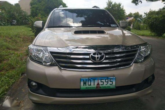 2014 TOYOTA Fortuner g Automatic FOR SALE