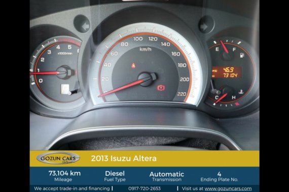 2013 Isuzu Alterra 3.0L AT Diesel for sale