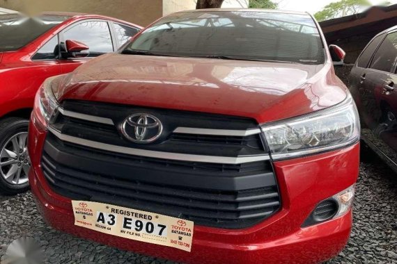 2018 Toyota Innova 2.8 J Manual Diesel Red MPV