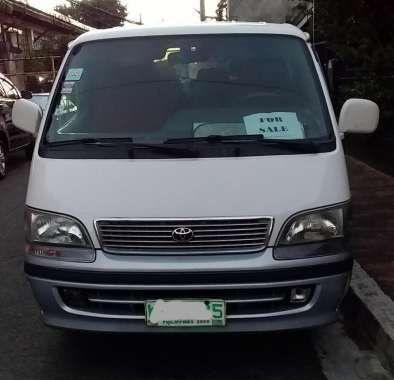 For sale only Toyota HiAce Grandia 99