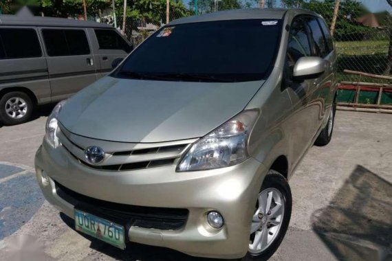 2013 Toyota Avanza 15G automatic top of the line 