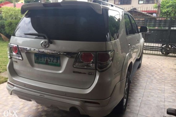 Toyota Fortuner 2013 G Manual Diesel