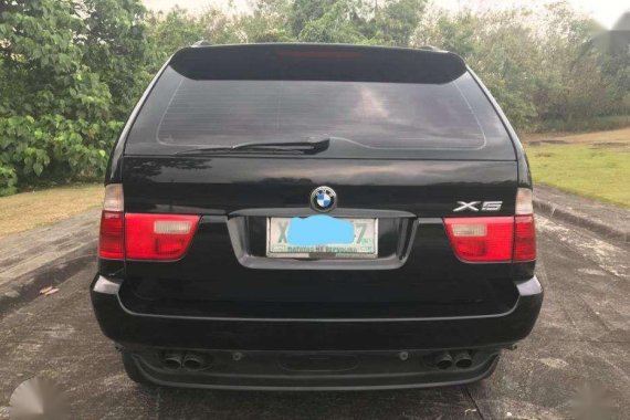 Black BMW X5 2002 Model 4.4i Engine