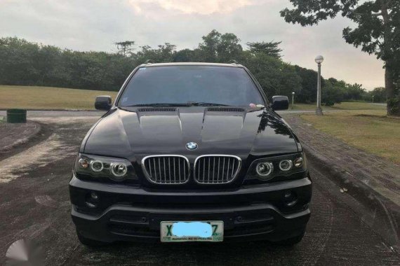 Black BMW X5 2002 Model 4.4i Engine