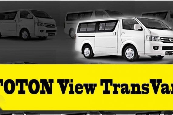 2019 Foton View Transvan FOR SALE