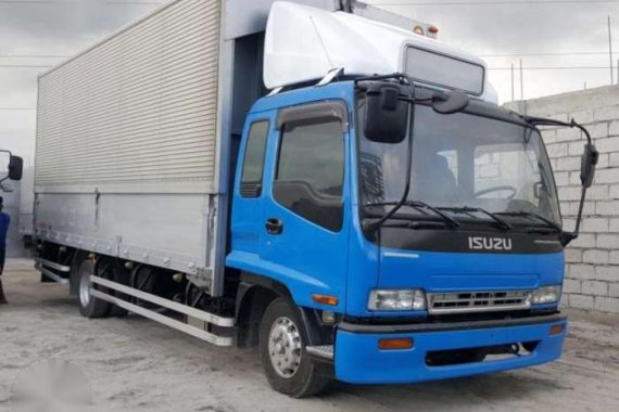 2018 Isuzu Forward Aluminum Wing Van 21ft - Fuso - japan surplus