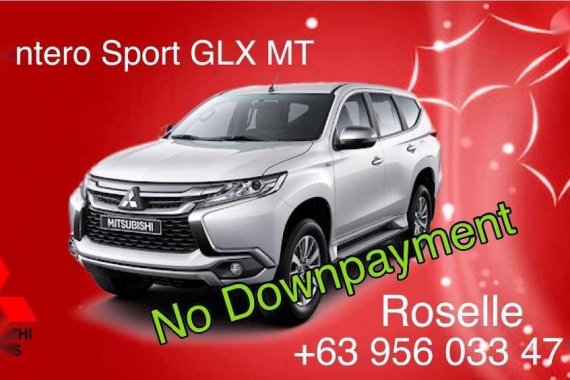 2018 MITSUBISHI Montero glx manual ZERO DOWN