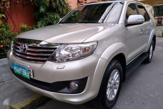 2013 Toyota Fortuner G for sale