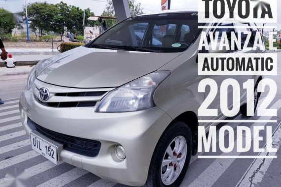 Toyota Avanza E Automatic 2012 --- 440K Negotiable