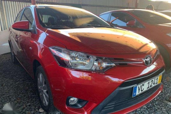 2016 Toyota Vios 1.3E Dual VVTi Automatic Red Mica