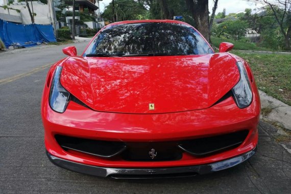 Red 2013 Ferrari 458 Italia at 20000 km for sale in Metro Manila 