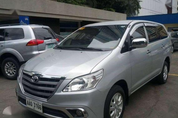 2014 Toyota Innova E Diesel Manual Transmission Low Mileage