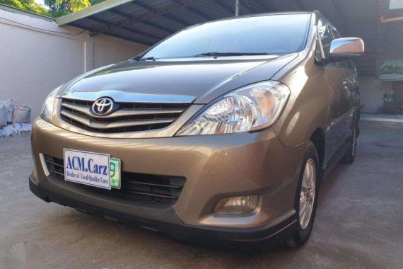 Toyota Innova G 2010 Automatic Diesel Color Brown Pampanga Area