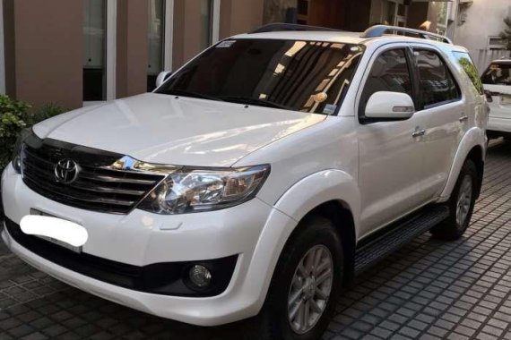 2012 Toyota Fortuner 4x2 for sale