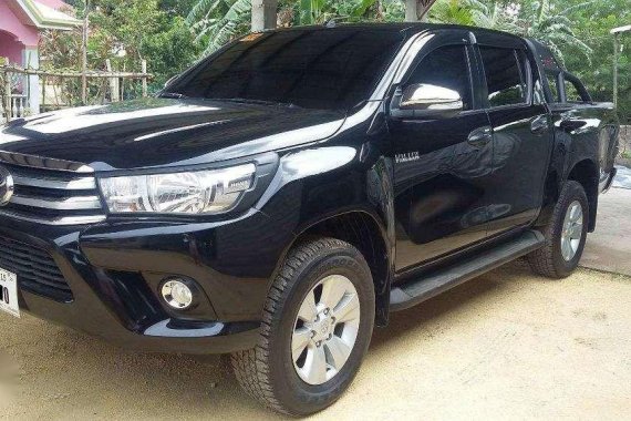 2016 Toyota Hilux 2.4 G MT Black for sale