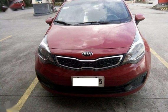 2015 Kia Rio 1.6 EX MT Red for sale