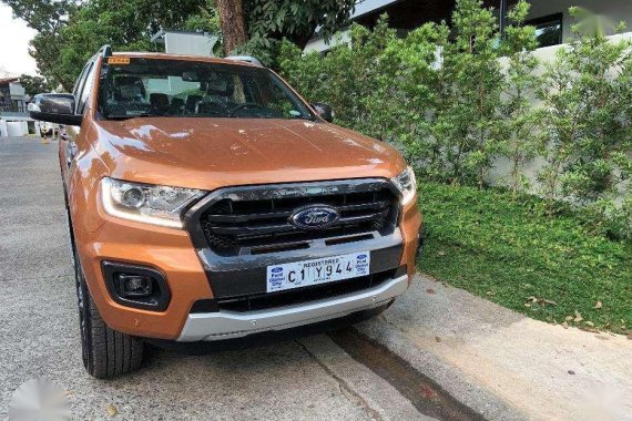 2018 Ford Ranger WildTrak raffle won