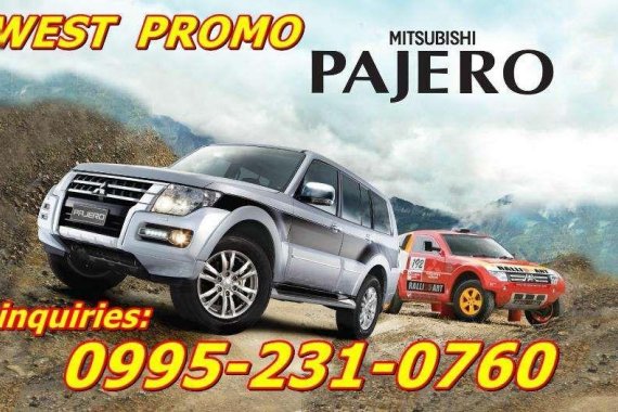 Brand New Mitsubishi PAJERO 4x4 diesel LOW DOWN Promo 2019