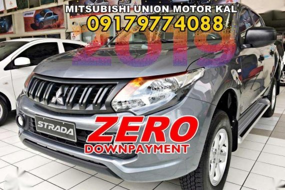 ZERO DOWN PAYMENT Mitsubishi Strada Glx Gls MT AT 2018 2019