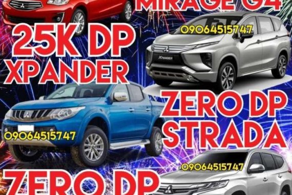 2018 MITSUBISHI Montero Sport Mirage Strada Xpander Best and Lowest Zero Downpayment