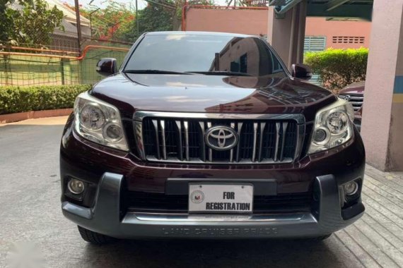 2012 TOYOTA Prado Landcruiser 27 4x4 Automatic Blackish Red Mica Imported