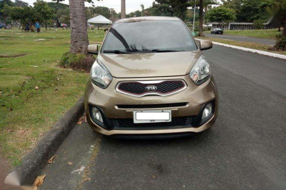 Gold Kia Picanto 2015 Manual Transmission