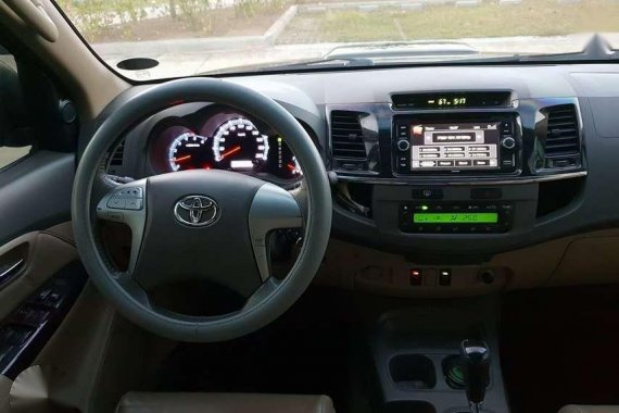 Top of the line 2013 Toyota Fortuner G AT low mileage