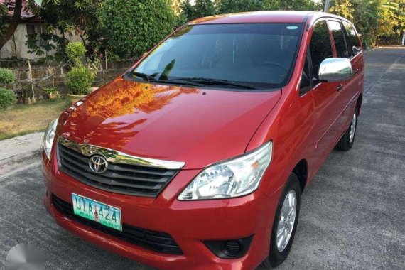 2012 TOYOTA Innova e diesel FOR SALE