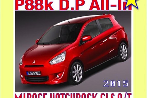 Mitsubishi Mirage 2015 P633,000 for sale