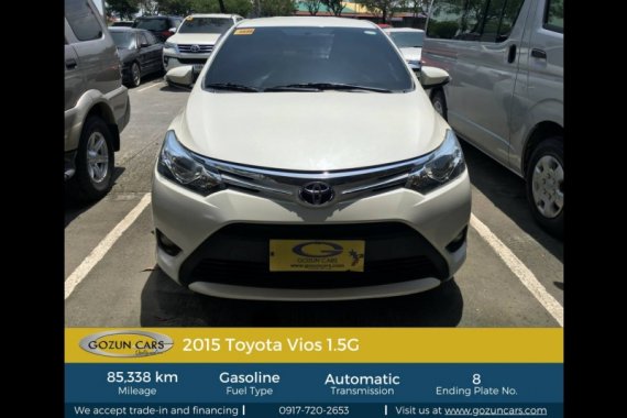 2015 Toyota Vios G AT FOR SALE
