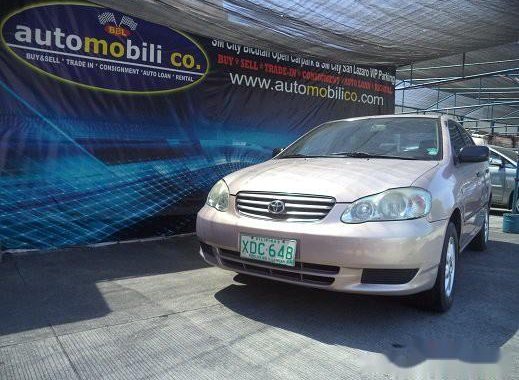 Toyota Corolla Altis 2001 Gasoline Automatic Beige