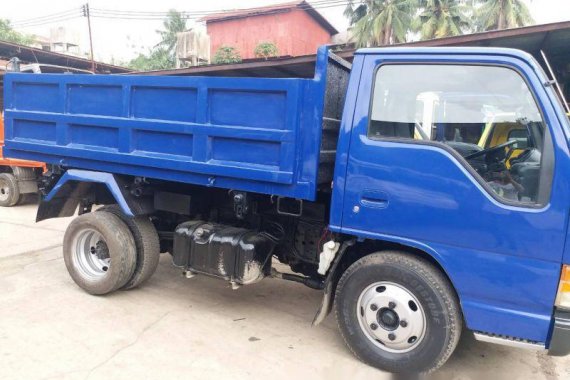 1997 Isuzu Elf Mini Dump 4x2 High Deck, High Side Blue