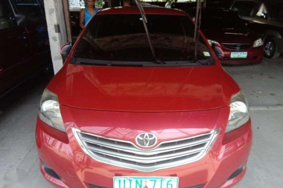 Toyota Vios 1.3 E 2012 Model Red Manual Transmission