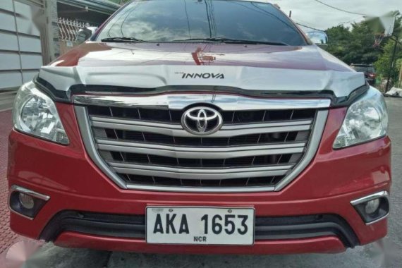 2015 Toyota Innova E Manual Transmission Diesel engine