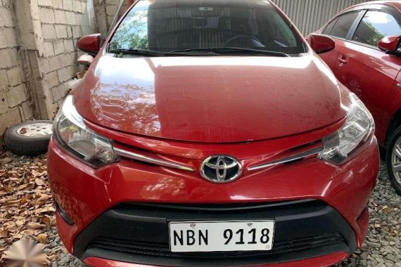 2017 Toyota Vios 1.3 E Dual Vvti Manual Red Mica