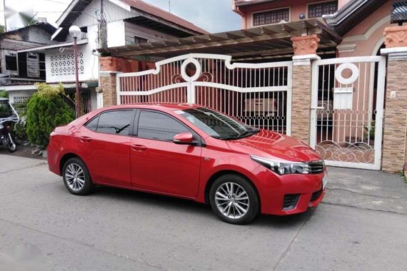 Toyota Altis MT 2015 model Rush sale 498k