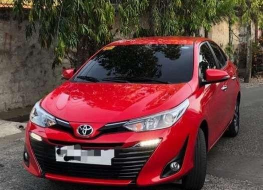 All new 2019 TOYOTA Vios g automatic davao plate