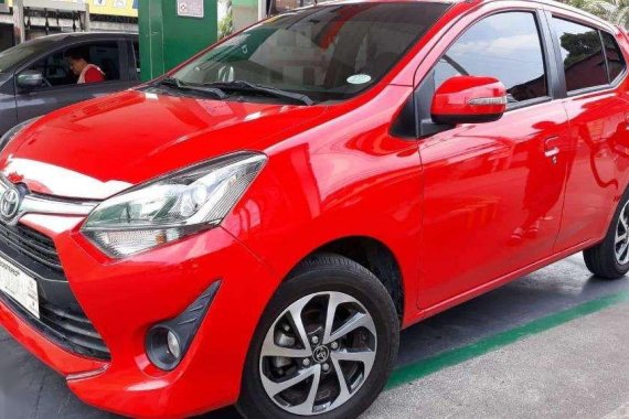 2018 Toyota Wigo 1.0G Automatic Gasoline Red "88 Westpoint"