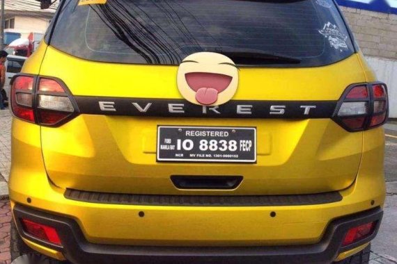 2016 Ford Everest 4x4 FOR SALE