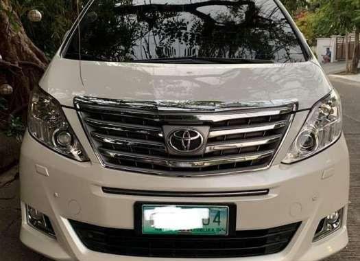 2012 Toyota Alphard White FOR SALE