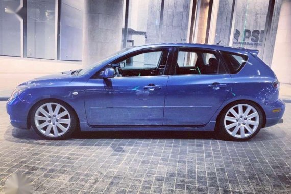 Blue Mazda 3 Hatchback 2007 Very good condition