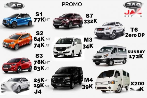 JAC Motors March Promo All in DP 2019