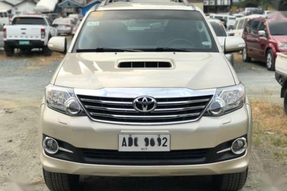 2015 TOYOTA Fortuner V AT VNT Diesel Leather Top of the Line Fresh GPS