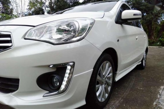 MITSUBISHI Mirage 2015 GLS AT Pearl white