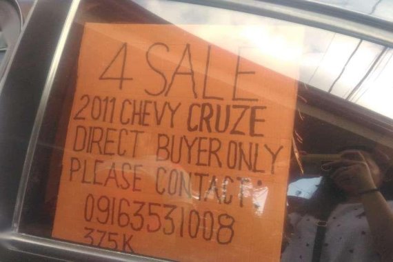 Chevrolet Cruze Model 2011 for sale