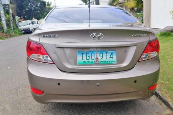 Hyundai Accent 2012 manual for sale