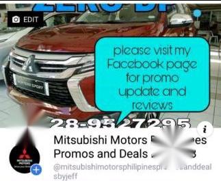 Mitsubishi Montero GLS 2018 new for sale