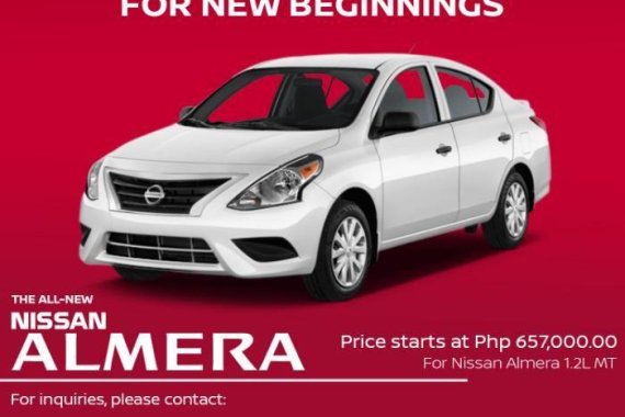 BRAND NEW Nissan Almera 1.5L MT 2019 for sale 